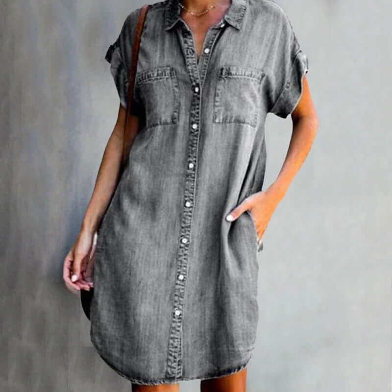 Karla - Elegantes Kleid mit Bauchbedeckung
