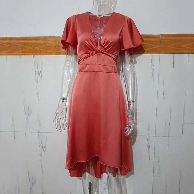 Edvige - Kleid Aus Rosenholz