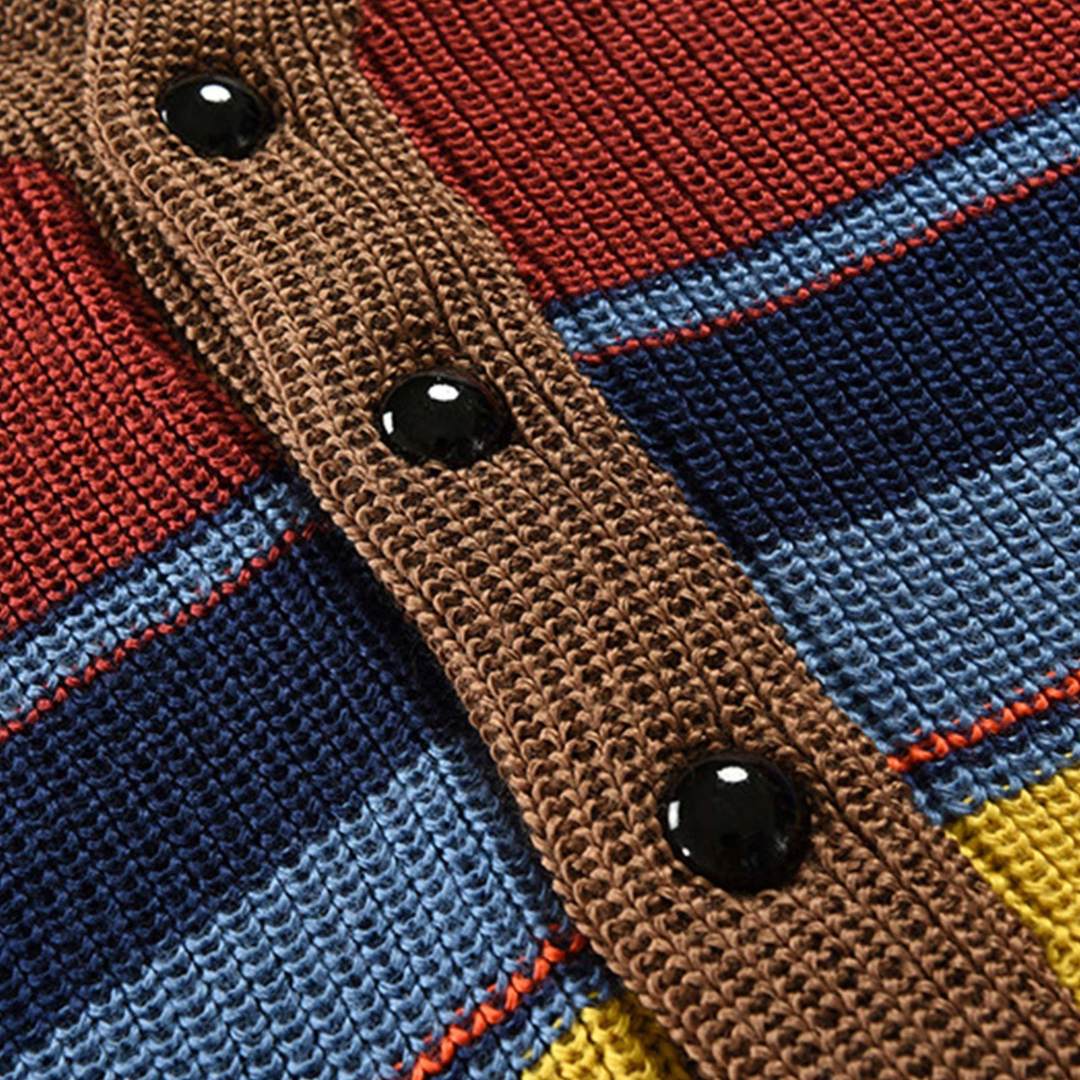 Garrit - Bunte Strickjacke für Herren