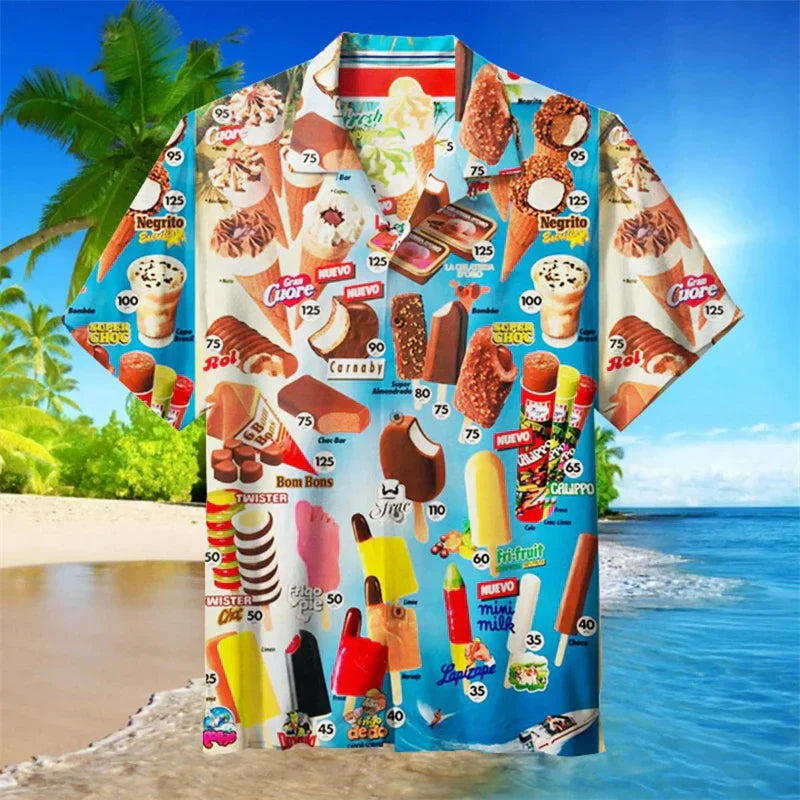 Andrés - Sommer-Shirt mit kurzen Ärmeln