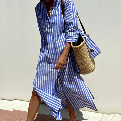 Valeria - Elegantes Gestreiftes Hemd
