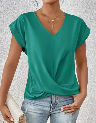Jula™ | T-Shirt mit Herz-Ausschnitt