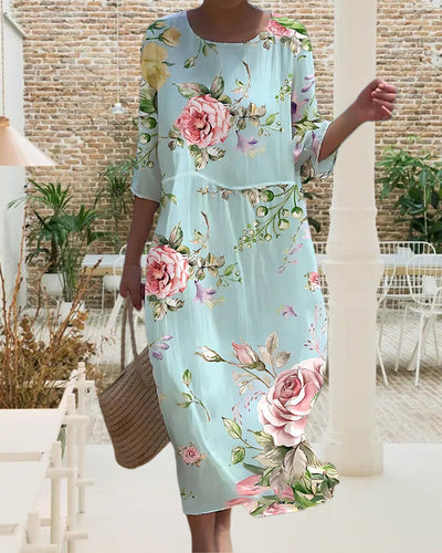 Alina - Elegantes Blumenkleid
