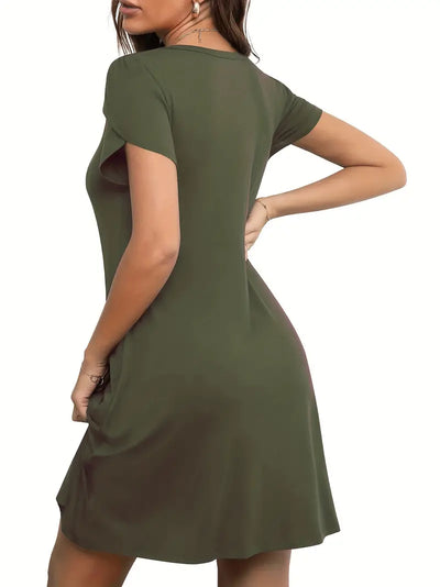 Megan - Stilvolles Kleid mit Bauchabdeckung