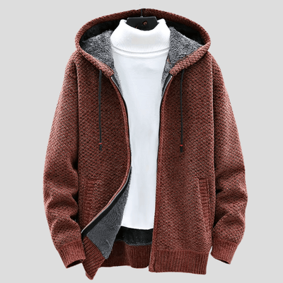 Bjorn - Bequemer Kapuzenpullover aus Strick