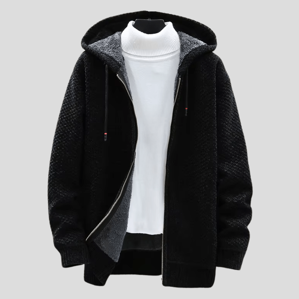 Bjorn - Bequemer Kapuzenpullover aus Strick