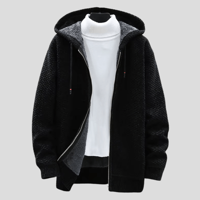 Bjorn - Bequemer Kapuzenpullover aus Strick