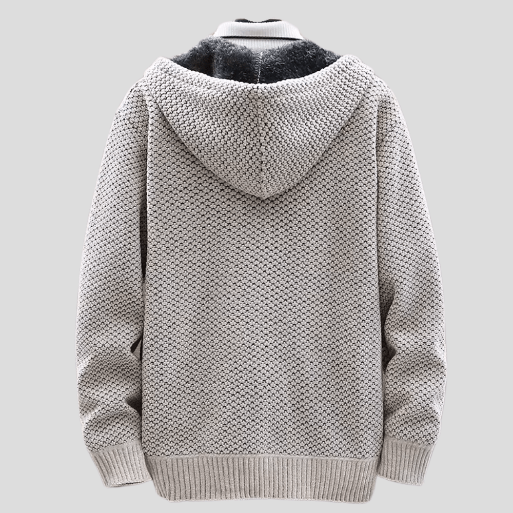 Bjorn - Bequemer Kapuzenpullover aus Strick