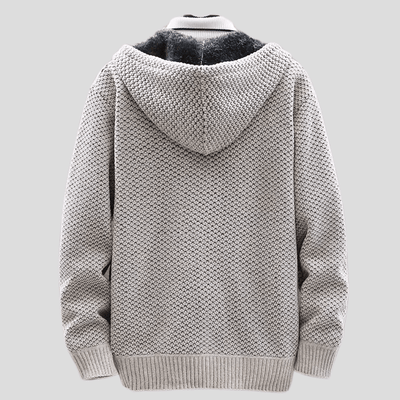 Bjorn - Bequemer Kapuzenpullover aus Strick