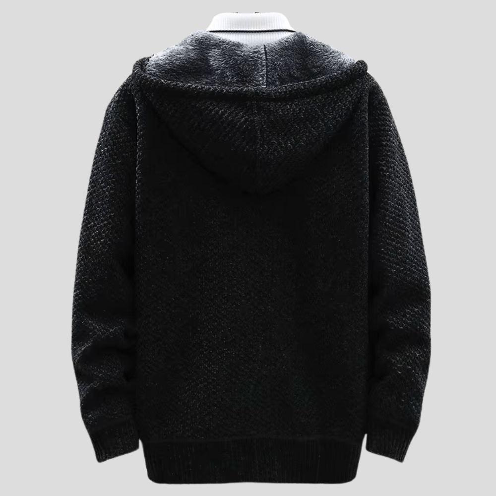 Bjorn - Bequemer Kapuzenpullover aus Strick