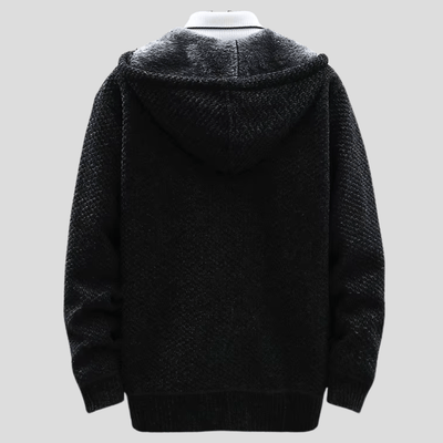 Bjorn - Bequemer Kapuzenpullover aus Strick