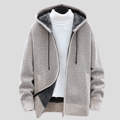 Bjorn - Bequemer Kapuzenpullover aus Strick