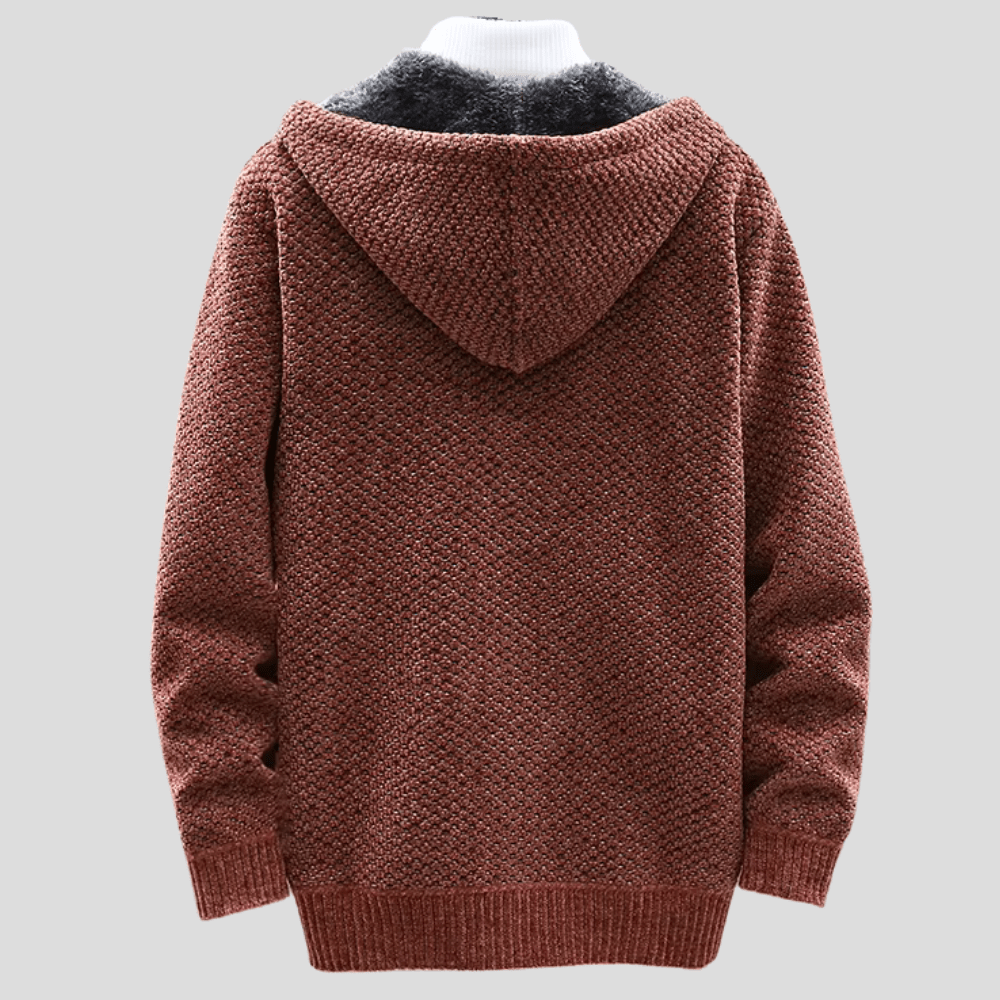 Bjorn - Bequemer Kapuzenpullover aus Strick
