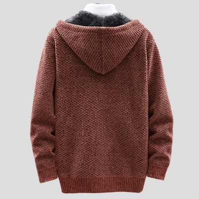 Bjorn - Bequemer Kapuzenpullover aus Strick