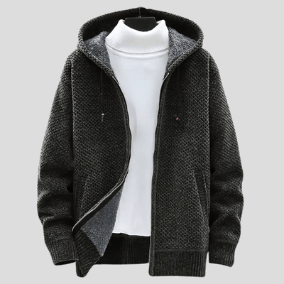 Bjorn - Bequemer Kapuzenpullover aus Strick