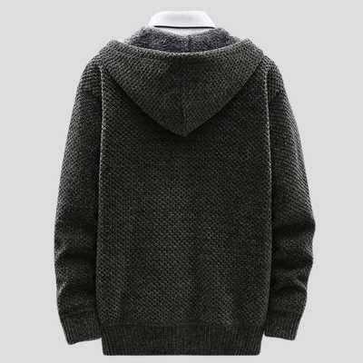 Bjorn - Bequemer Kapuzenpullover aus Strick